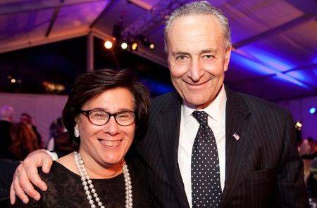 New York Senator, Chuck with Iris